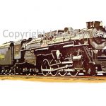 067 Stapleford Nickel Plate Berkshire 2-8-4 Lady Margaret
