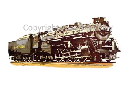 067 Stapleford Nickel Plate Berkshire 2-8-4 Lady Margaret