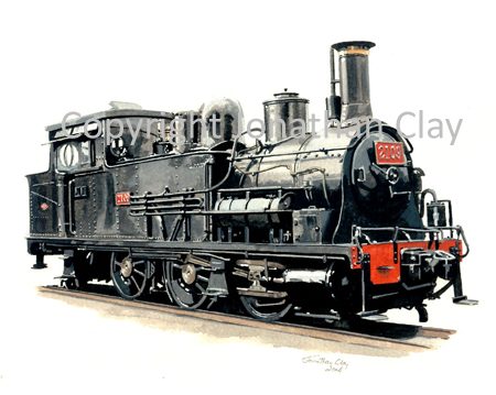 212 Japanese Railways Class B6 0-6-2T Locomotive