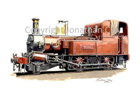 224 IOMR Beyer Peacock 2-4-0T No.14 Thornhill
