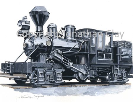 282 Hilton & Dodge Lumber Co. Climax Locomotive No.1