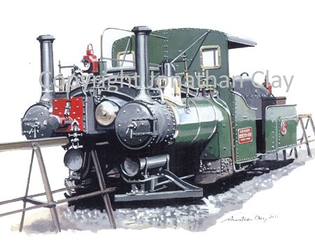 318 Listowel & Ballybunion Hunslet Locomotive