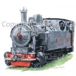 322 Cepu Forest Railway (Java) Schwartzkopf 0-10-0T Bahagia