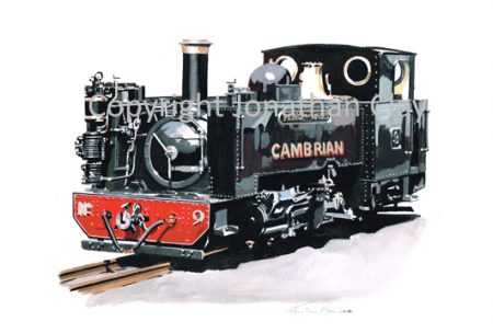 349A Vale of Rheidol Rly No.9 Prince of Wales (Cambrian Railways Black)