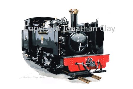 351 Vale of Rheidol No.7 Owain Glyndwr (BR Black livery)