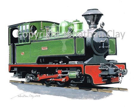 379 Sittingbourne and Kemsley Rly Bagnall 0-6-2T 'Alpha'