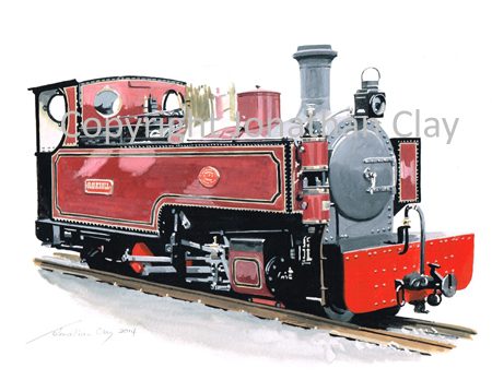 391 Welsh Highland Railway 'Russell' 2014
