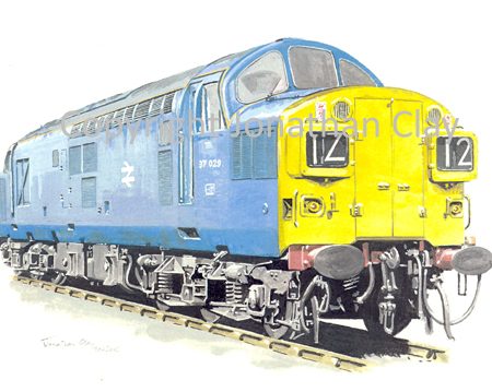 532 Class 37 Diesel No.  37029