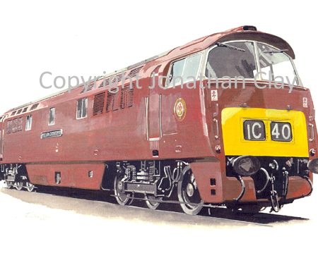 574 Class 52 Diesel No. D1010  Western  Campaigner