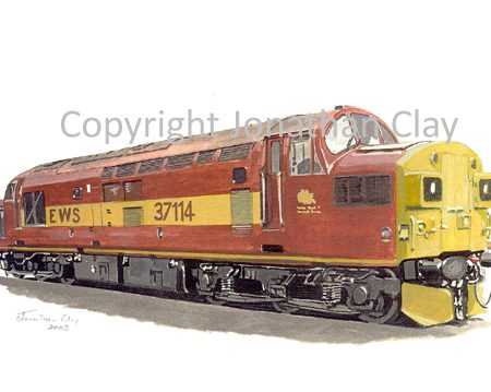 585 Class 37 Diesel No. 37114 (EWS)