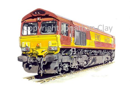 592 Class 66 Diesel No. 66231 (EWS)