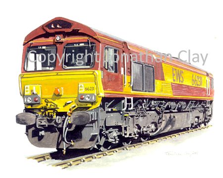 592 Class 66 Diesel No. 66231 (EWS)
