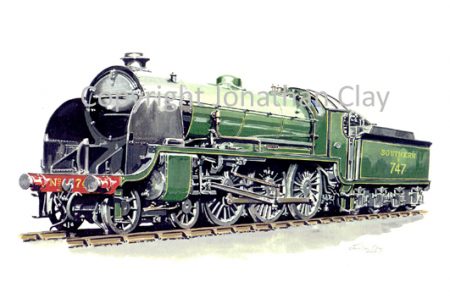 608 SR Class N15 4-6-0 No.747 Elaine