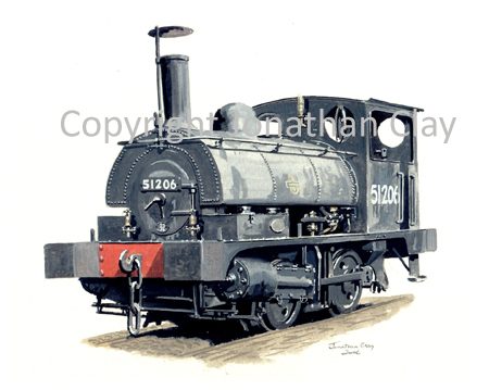 678 LYR Pug 0-4-0ST No.51206