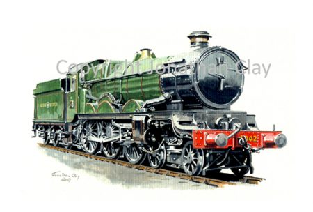 689 GWR Castle 4-6-0 No.5042  Winchester Castle (GWR livery)