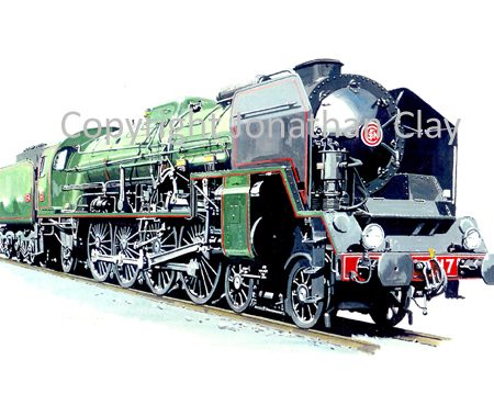 690 SNCF Class 241P 4-8-2 No.241P17