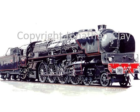 715 SNCF Ex Est Class 241A 4-8-2 No.241A44