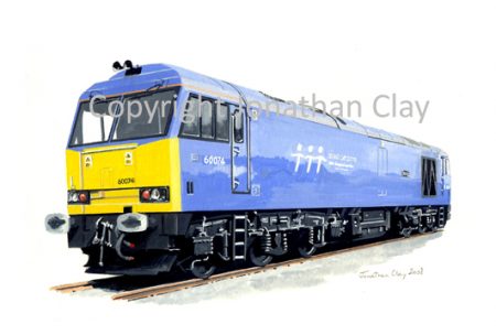 724 Class 60 Diesel No. 60074 Teenage Spirit