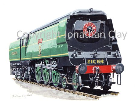 774 SR Bulleid WC Class 4-6-2 No.21C104 Yeovil