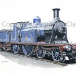 817 Caledonian Railway Single 4-2-2 No.123