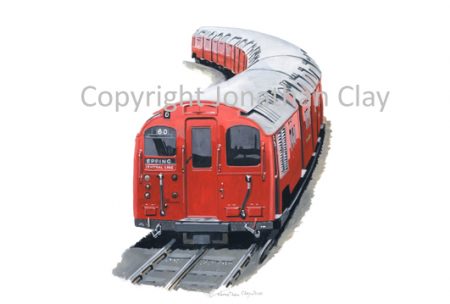 822 Central Line Standard Stock Tube Train