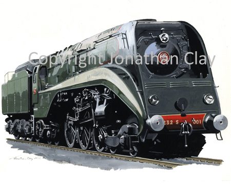 823 SNCF  Class 232S 4-6-4 No.232S001