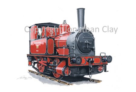 836 Fletcher Jennings 0-4-0T No.3 Captain Baxter