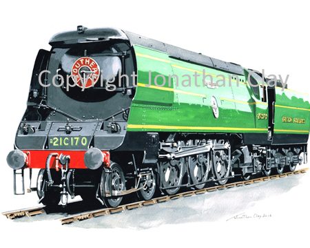 868 SR Bulleid BB Class 4-6-2 No.21C170 'Manston'