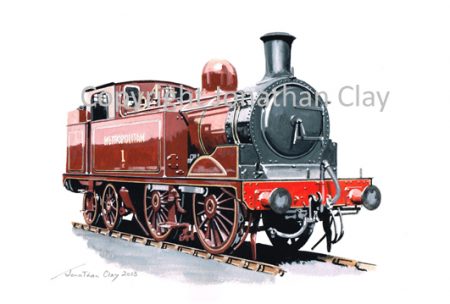 869 Metropolitan Railways E Class 0-4-4T No.1