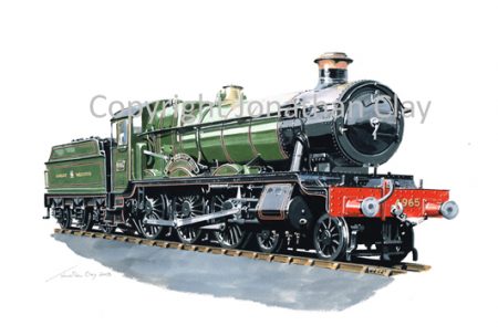 877 GWR Hall 4-6-0 No.4965 Rood Ashton Hall (GWR livery)