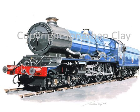 894 GWR King 4-6-0 No.6023 King Edward II (BR Blue)