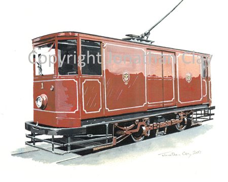 1864 Blackpool Works Tram No.1
