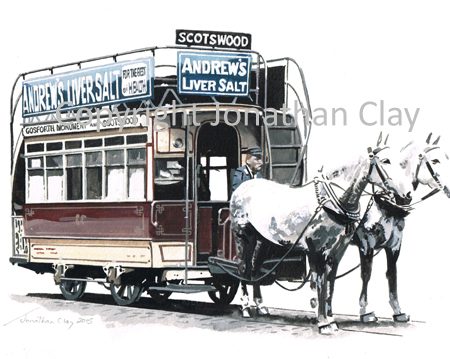 1892 Newcastle Horse Tram