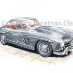 CAR011 Mercedes-Benz 300SL Gullwing