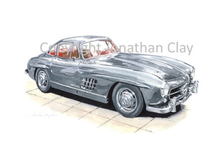 CAR011 Mercedes-Benz 300SL Gullwing