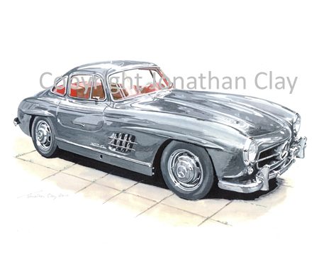 CAR011 Mercedes-Benz 300SL Gullwing