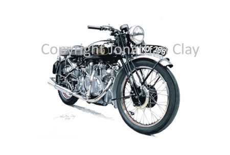 MB002 1949 Vincent Rapide Series B