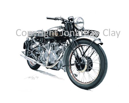 MB002 1949 Vincent Rapide Series B