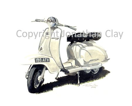 MB007 Scooter Lambretta