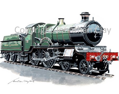 957 GWR County Class 4-4-0 No.3840 County of Montgomery