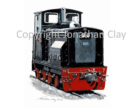 444 Welshpool & Llanfair Rly Drewry diesel No.7 Chattenden