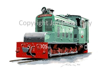 449 Sierra Leone Railway Hudswell-Clarke 0-8-0 diesel No.105