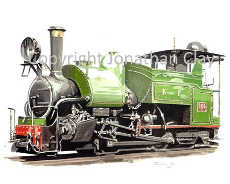 158 DHR Class B 0-4-0ST No. 806 (Green)