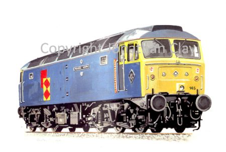 517 Class 47 Diesel No.  47145 Merddin Emrys