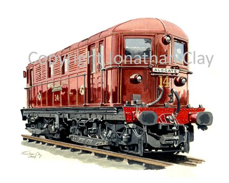548A Metropolitan Railway Bo-Bo Electric  no.15 Benjamin Disraeli