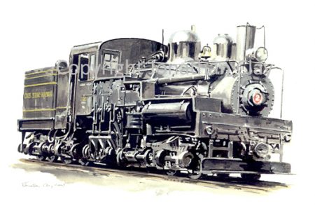 560 Cass Scenic Railroad Shay No.2