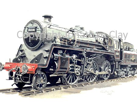 570A BR Standard Class 4 2-6-0 76114