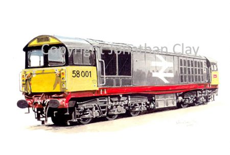 582 Class 58 BR Diesel No.  58001