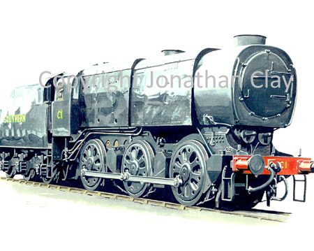 591 SR Class Q1 0-6-0 No.C1