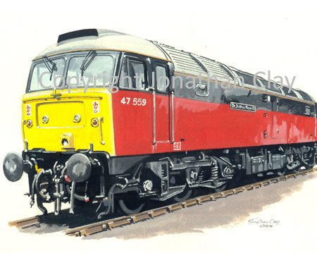 631 Class 47 Diesel No.  47559